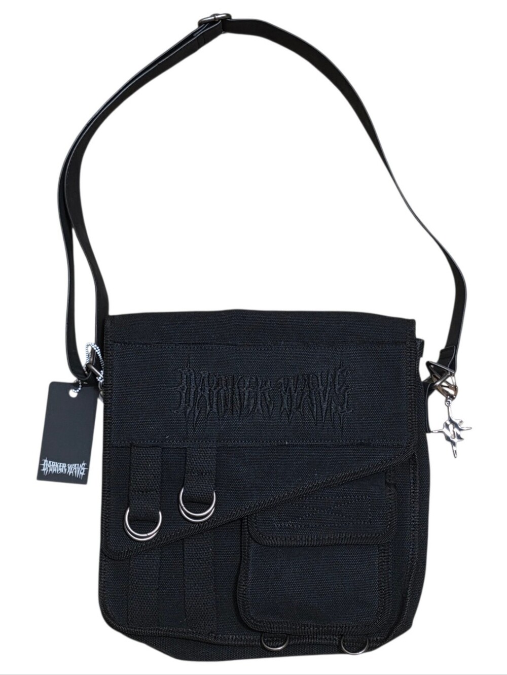 Dolls Kill Darkers Wavs first obsession box utility cargo crossbody messenger